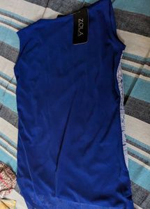Zola Blue Print Sleeveless Top