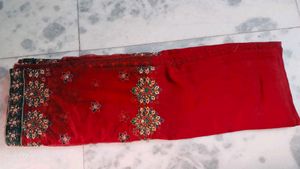 Net Meharoon Saree With Embroidery Work