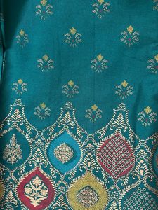 Elegant Teal Ethnic Skirt