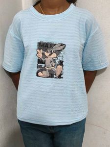 Cartoon Print T-Shirt