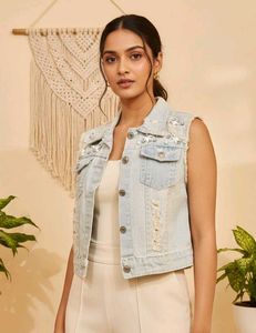 🎄Buy 1, Get 1 Free🎁 Denim Vest 30-34 inches