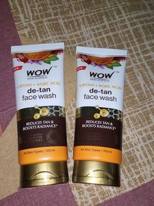 WOW de-tan face wash