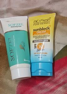 Sunblock And Moisturizer
