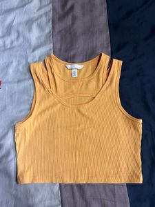 Orange Crop Top