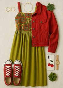 MAX DRESS WITH OVERCOAT🌹