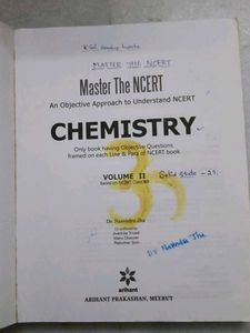 Master The NCERT CHEMISTRY VOLUME 2