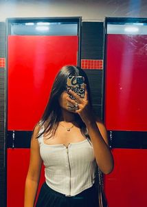 White Tank Crop Top