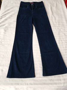 High Waist Bell Bottom Jeans