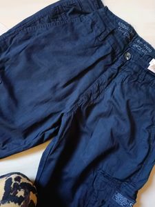 Mens Cargo Blue Pants