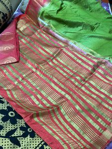 Mehendi Green Saree