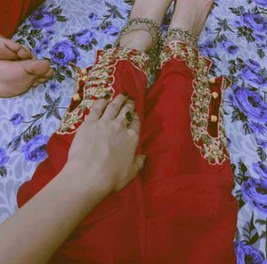 Pink Embroidered Kurta Set