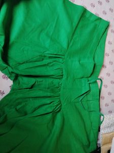 Bright Green Chudidar Pants