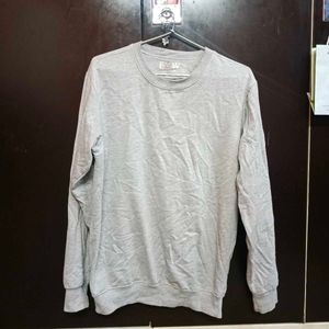 Unisex Grey Fleece Lined Sweatshirt - size XL