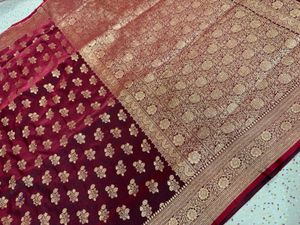 Banarsi Silk Buta All over Zari