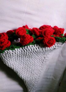 Crochet Rose Flower Bouquet