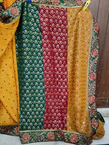 A Crape Benaras Saree