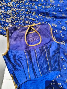 Beautiful blue Lenhga choli