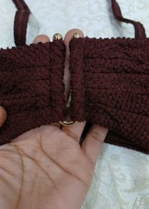 Free delivery...Brown Textured bra 36B