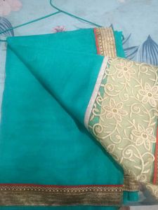 Elegant Blue Saree