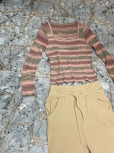 Ribbed Pant&amp;top