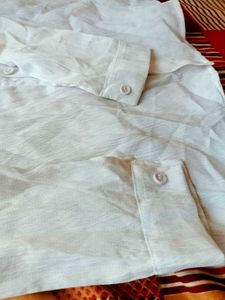 White Long Sleeve Button-Up