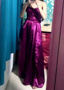 Designer Slit Cut Skirt Gown All Size