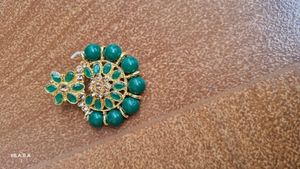 Traditional Jewellery Set For Women Green Colour.