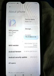 Redmi 10A Like A New Condition