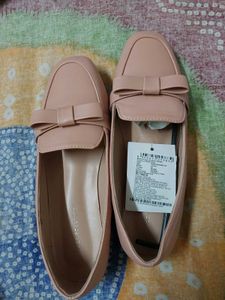 Allen Solly Nude Pink Loafers