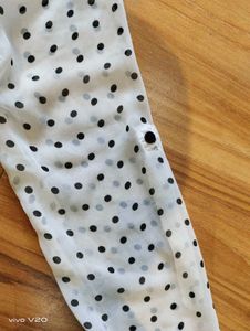White Shirt With Ribbon