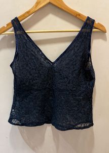 Elegant Lace V-Neck  Top