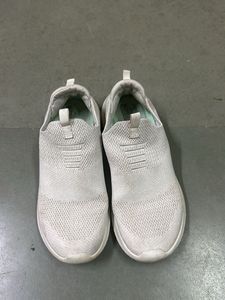 White Skechers Ultra Flex Slip On