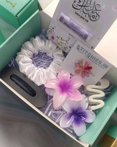 Plumeria Flower Hair Claw Clips