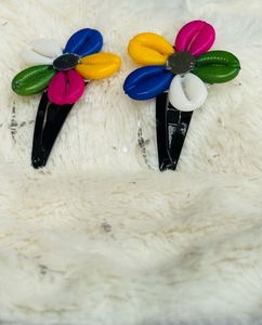 RUDIKAA- Colorful Flower Design Hair Pins