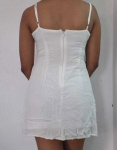 White Mini Dress - Casual &amp; Chic