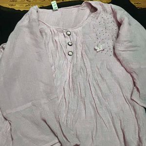Pink Embellished Top