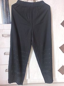 Black Palazzo And Kurta - Size S