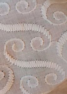 Straight White Chikankari Print Kurta