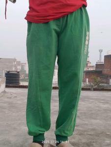 Green Casual Pants