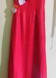 Party Wear A-Line Dress | Side Chain