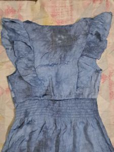 Tie Dye Vintage Blue Dress
