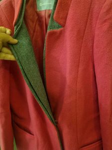 Beautiful Pink Coat Mid Size