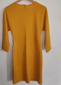 Kazo Mustard Bodycon Dress