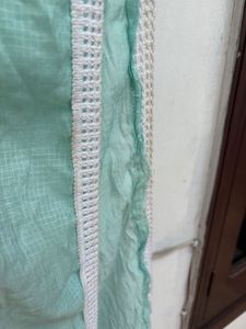 Tricolour Peach &amp; Mint green Dupatta