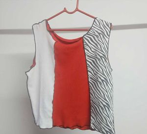 Unique Colorblock Tank Top