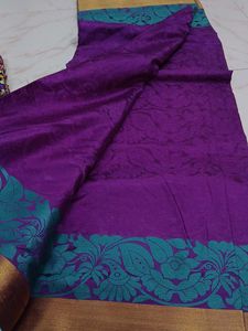 Beatiful Saree With Jeri Border