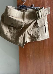 Khaki Wrap Skort