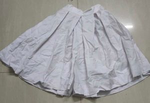 White Skirt In School