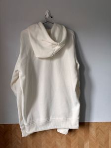 Highlander: White Graphic Print Hoodie