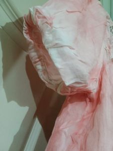 light pink top with lace